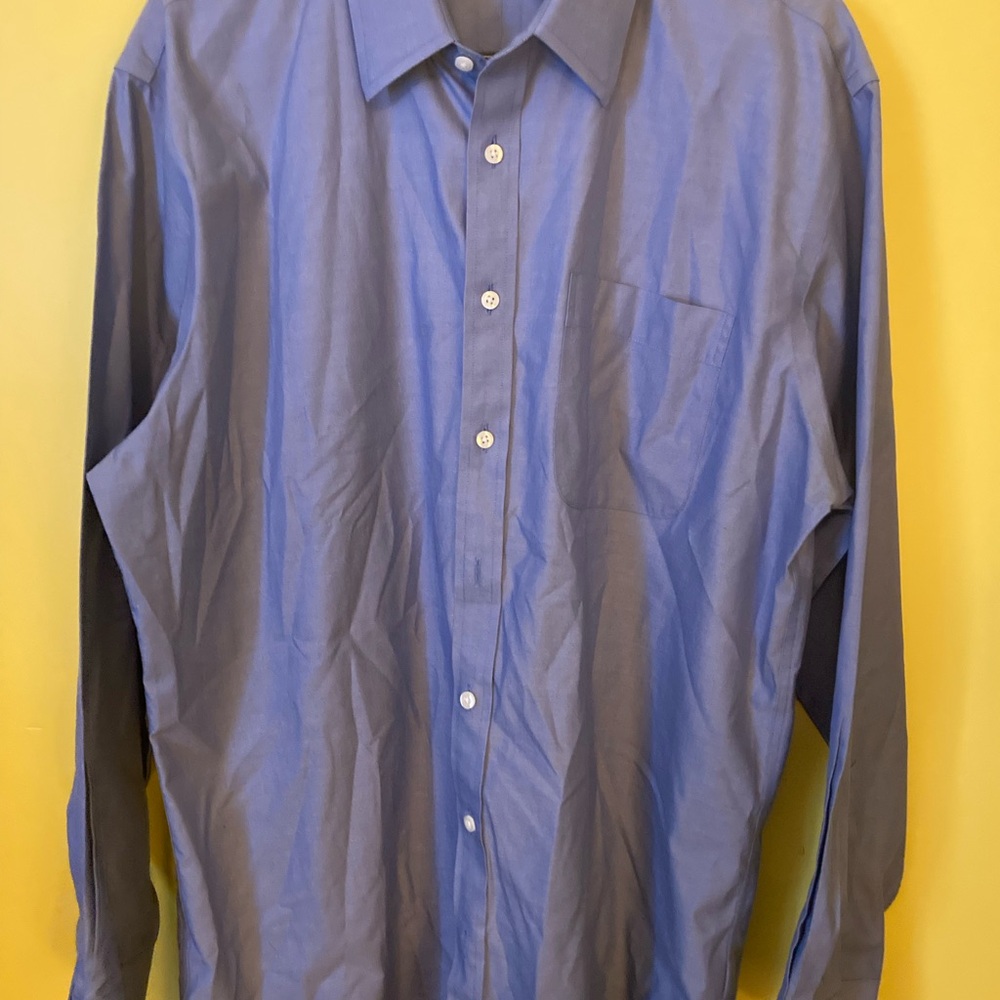 E.B Wood long sleeve button-down dress shirt